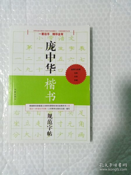 庞中华硬笔书法经典字帖：庞中华楷书规范字帖