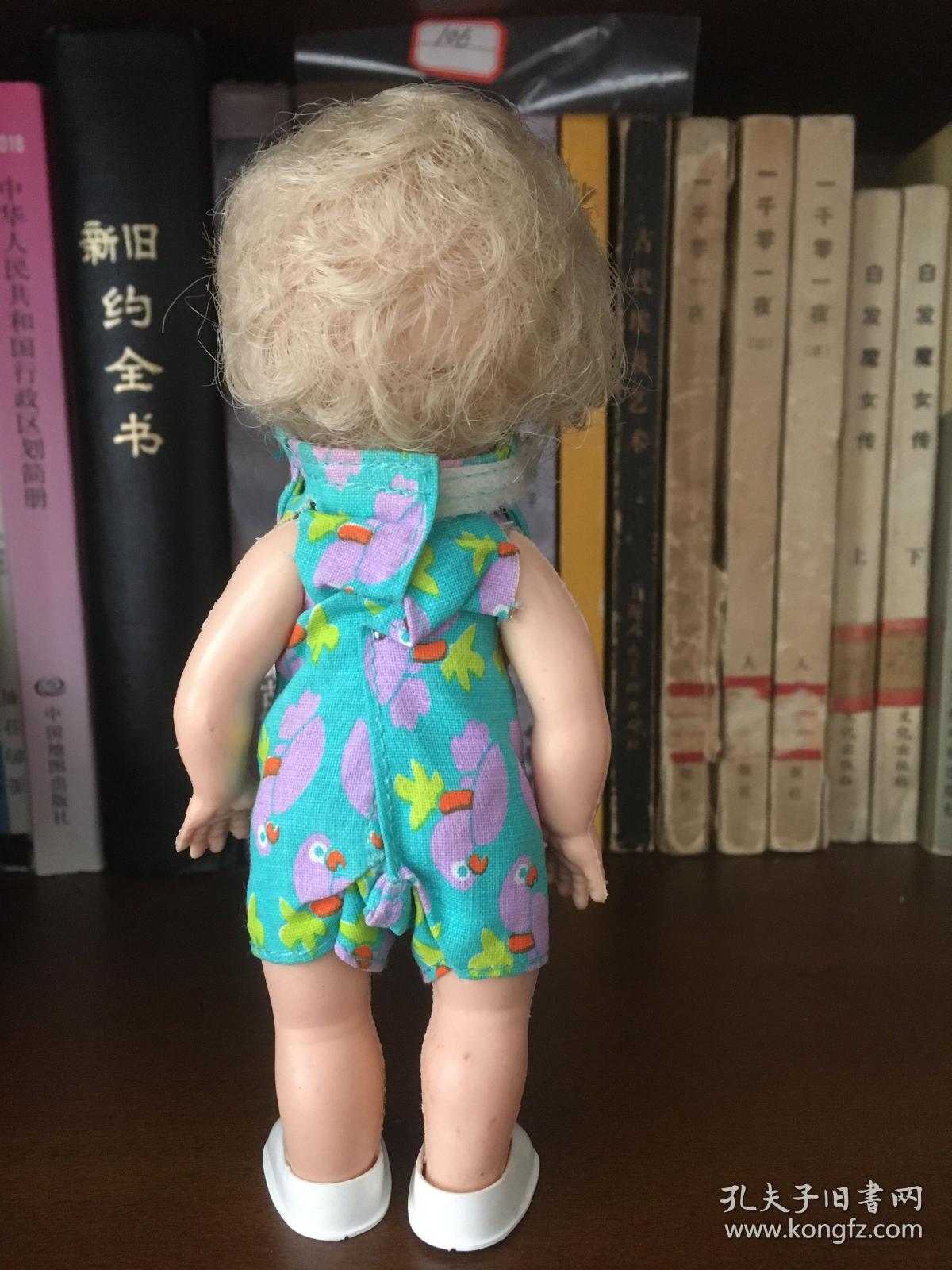 编号196号库存怀旧穿衣胶皮娃娃 库存品 神态各异，无一相同