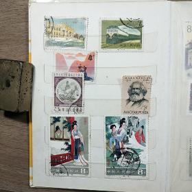 《老邮票》一集全，包含110多张老邮票，大多未使用，内容丰富，品相好，所有图已拍！