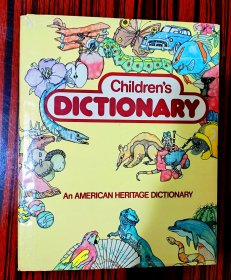 古早收藏版字典（快50年） Children's dictionary an American heritage dictionary 千页巨型珍藏版
