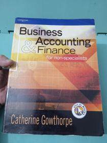 business accounting and finance for non-specialists by Catherine Gowthorpe