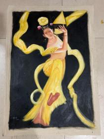 编号0102，手绘油画
作者:曾浩
尺寸：100×70cm
实物拍摄，一物一图