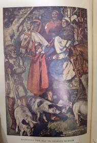 1897年精装古董书，Ivanhoe by Walter Scott，司各特《艾凡赫》
浮雕布面精装，英文原版，SCOTT THE WAVERLEY NOVELS