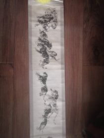 百虎图（长卷，5.6米）