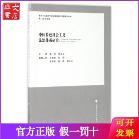 中国特色社会主义法治体系研究/贯彻十八届四中全会精神系列专题研究丛书
