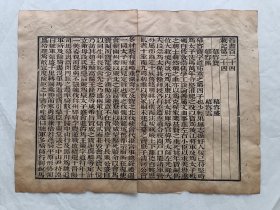 古籍散页《晋书》一页，页码 1，金陵书局仿汲古阁刊本，页面展开尺寸35.5*27厘米，这是一张古籍散页，不是一本书，自然老旧，轻微破损，有水渍，详见细节图，本店作品都是实售价格，不做任何虚标价格，不包邮、不议价，看好直接下单即可，同一包裹100件之内自动合并邮资。