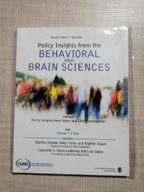 policy insights from the behavioral and brain sciences 2022年3月