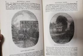 1905年Charles Dickens：Nicholas Nickleby _ 狄更斯《尼古拉斯•尼克尔贝》 2卷全，品佳，绿色布面精装，内有大量彩色插图和版画插图