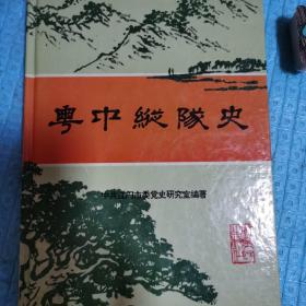 粤中纵队史（精装）（品相好）