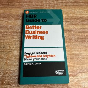 HBRGuidetoBetterBusinessWriting(HarvardBusinessReviewGuides)书名以图片为准