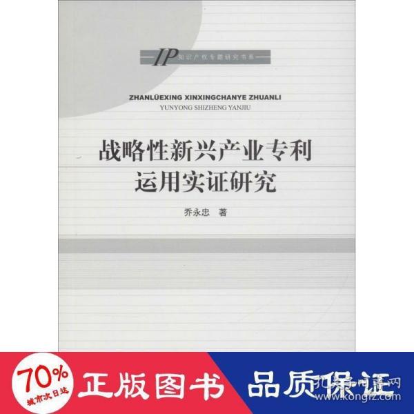 战略性新兴产业专利运用实证研究