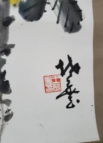 枇杷---广东潮汕画家--王楚丰--画心52X103cm，本店所有东西保真