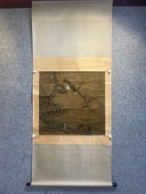 张舜咨《鹰》绢本，画心尺寸71.5/70cm