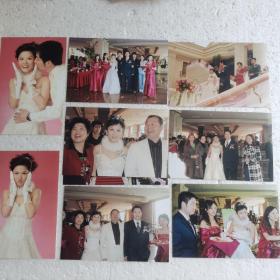 2006年美女结婚照片单人合影 （9张） 【 实拍如图 】