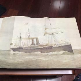 德国邮政档案（复刻版）－哈莫尼亚汽船图纸1867年