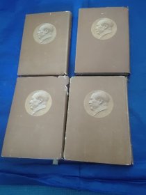 毛泽东选集50年代版，紫色布面精装1－4卷，合售