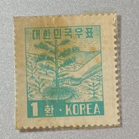 韩国种树邮票