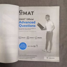 GMAT Official Advanced Questions GMAT官方高阶真题集300 英文原版