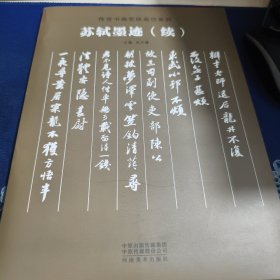 传世书画宣纸高仿系列《苏轼墨迹》（续）见实图