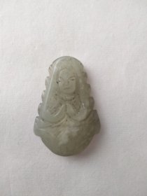 老玉观音挂件一个！润度不错，低出勿议！！！