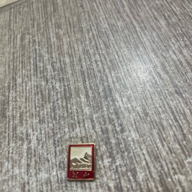 韶山像章：背面，参观毛主席旧居纪念，保老