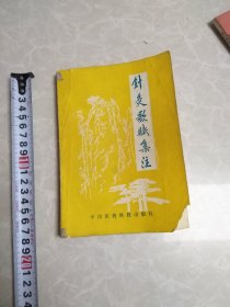 针灸歌赋集注