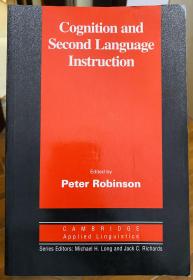 Cognition and second Language instruction teaching theory theories philosophy learning Language英文原版