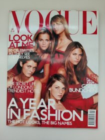 Vogue UK 英国版 2001年1月刊，不缺页，保存较好