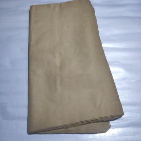 老纸 浅黄色宣纸 45张合售（45x43厘米）