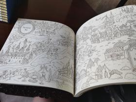 《Romantic country:A Fantasy coloring Book》尺寸：25厘米*25厘米*1厘米