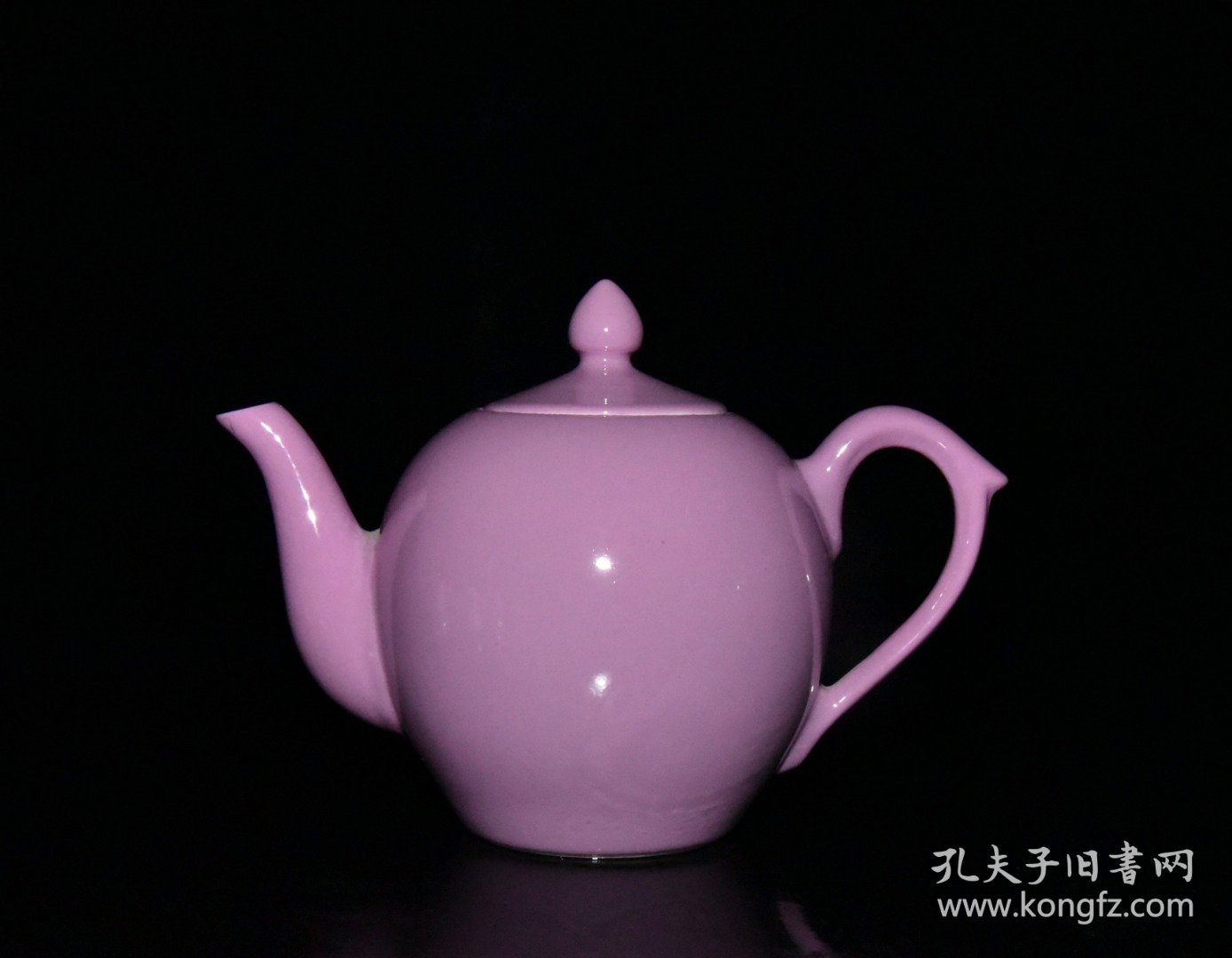 清代雍正粉釉茶具一套