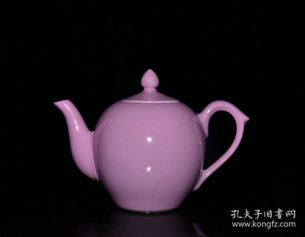 清代雍正粉釉茶具一套