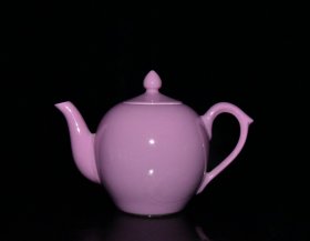 清代雍正粉釉茶具一套