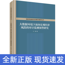 大數(shù)據(jù)環(huán)境下面向宏觀經(jīng)濟(jì)風(fēng)險(xiǎn)的審計(jì)監(jiān)測(cè)預(yù)警研究