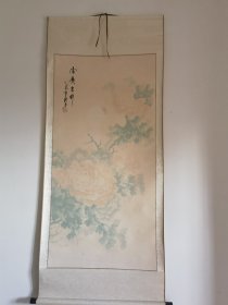 国画富贵吉祥乙未年陈桂芳画（画心长120、宽60）