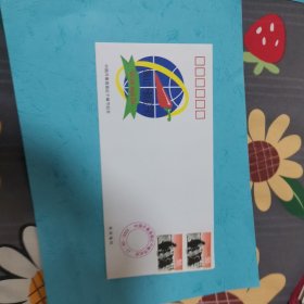 2000年内蒙古通辽开鲁红干椒节纪念封贴抗战胜利邮票二枚