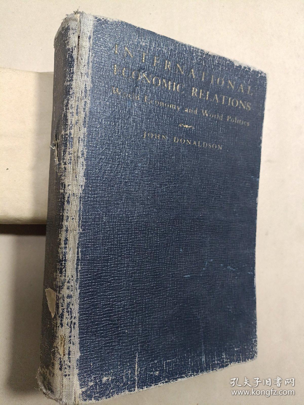 INTERNATIONAL ECONOMIC RELAYIONS 国际经济关系 1928年