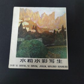 水粉水彩写生（新疆画家作品，包括潘丁丁，白汝强，谢凯，邹强等）