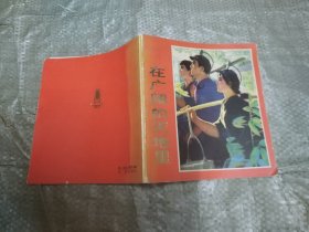 在广阔的天地里(24开彩色知识青年题材画册，74年12月1版1印，自然旧，品相好)