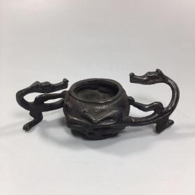 铜笔架 笔洗
品相如图