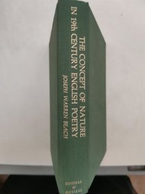【英文原版书】The Concept of Nature in Nineteenth-Century English Poetry BY JOSEPH WARREN BEACH