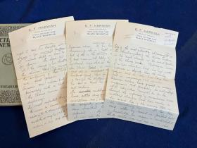 何德兰 作品:1912年初版《中国的新时代》,插图,带原信函