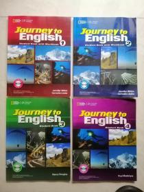 Journey to English 1+2+3+4（含4光盘） 4册合售