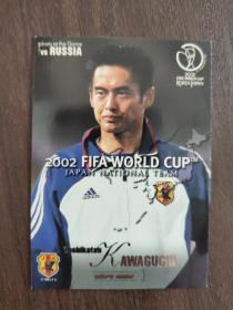 PANINI原版2002年世界杯球星卡日本球星：川口能活