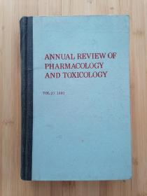 货号：张70 Annual review of pharmacology and toxicology volume 20, 1980（药理学和毒理学年鉴），精装本，著名药理学家张培棪教授藏书