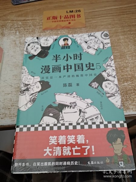 半小时漫画中国史5（中国史大结局！笑着笑着，大清就亡了！漫画科普开创者混子哥陈磊新作！其实是一本严谨的极简中国史！）