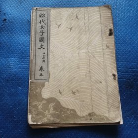 大32开日文原版：昭代女子国文，四年用卷五残书8【363】