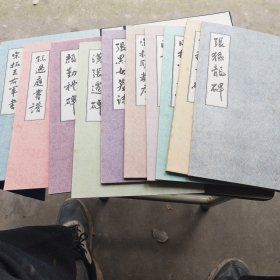 历代名家书法精萃，一套10册全