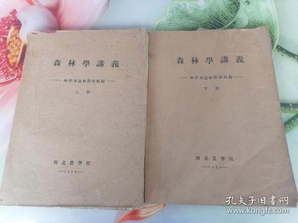 1956年油印本西北农学院森林学讲义