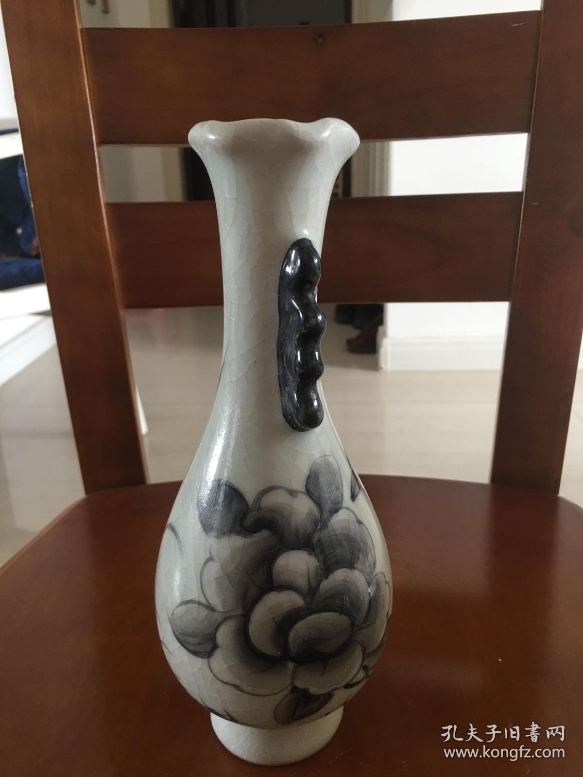 搬家处理一批古玩杂项—花鸟老瓶